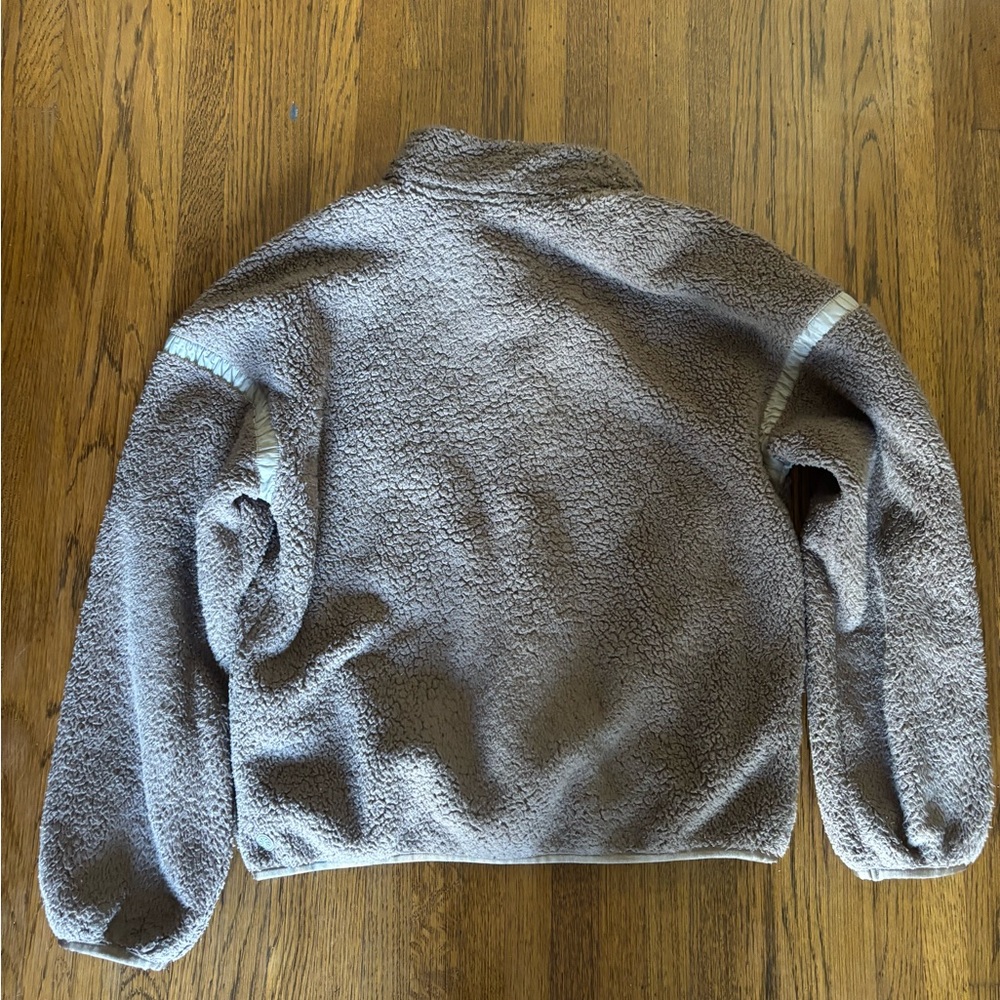 Athleta Girls So Tosty Half Zip Sweater in Pyrite Color - Picture 6 of 6